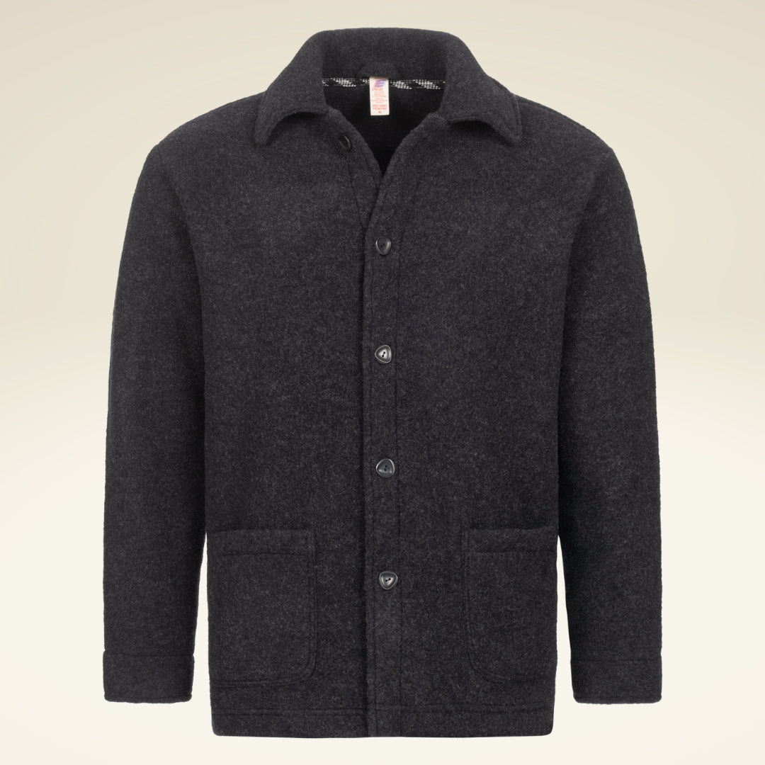 Unisex Fleece-Jacke aus flauschigem Bio-Schurwolle-Fleece von Engel Natur